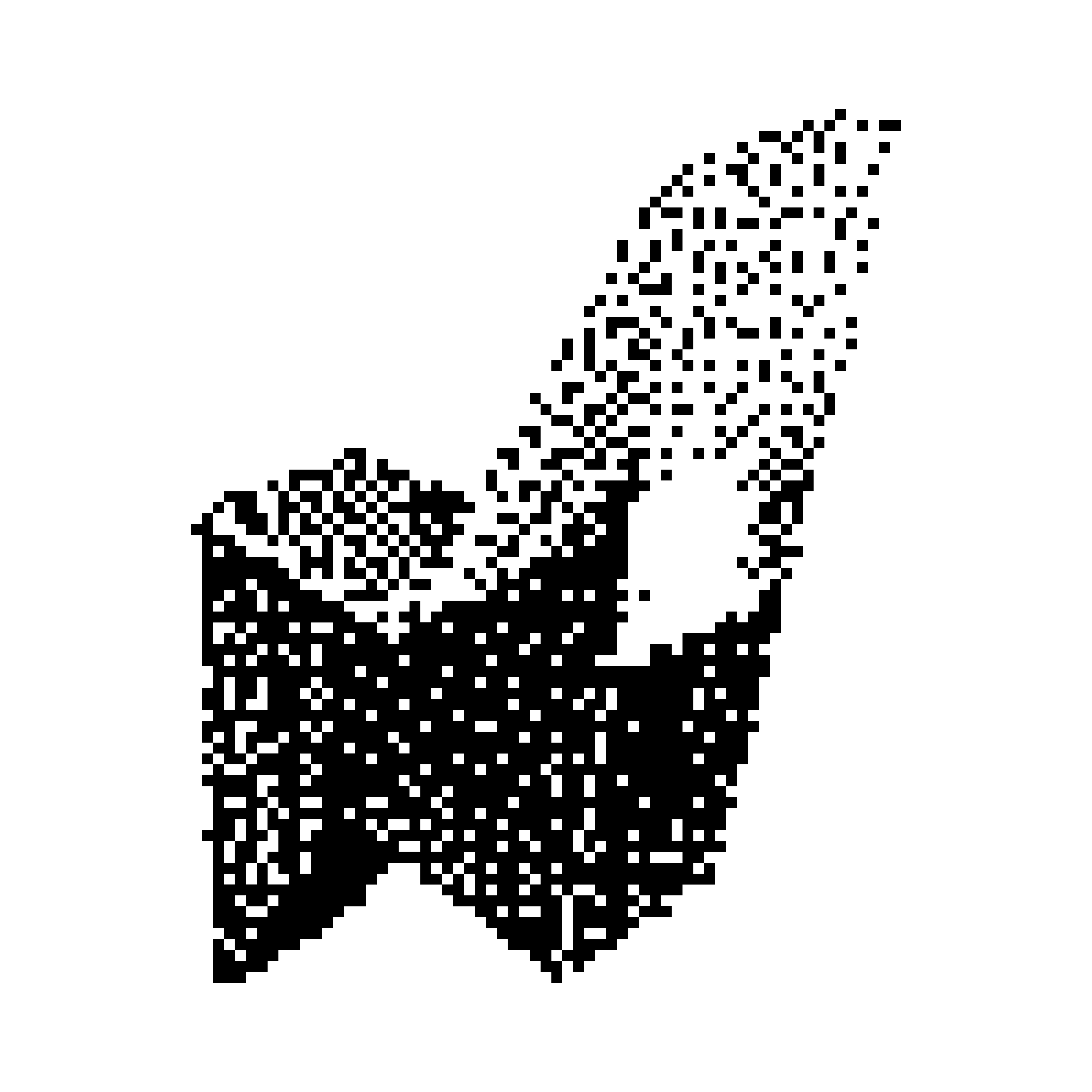 Simple black outline of a hair dryer with airflow lines indicating it is blowing air.