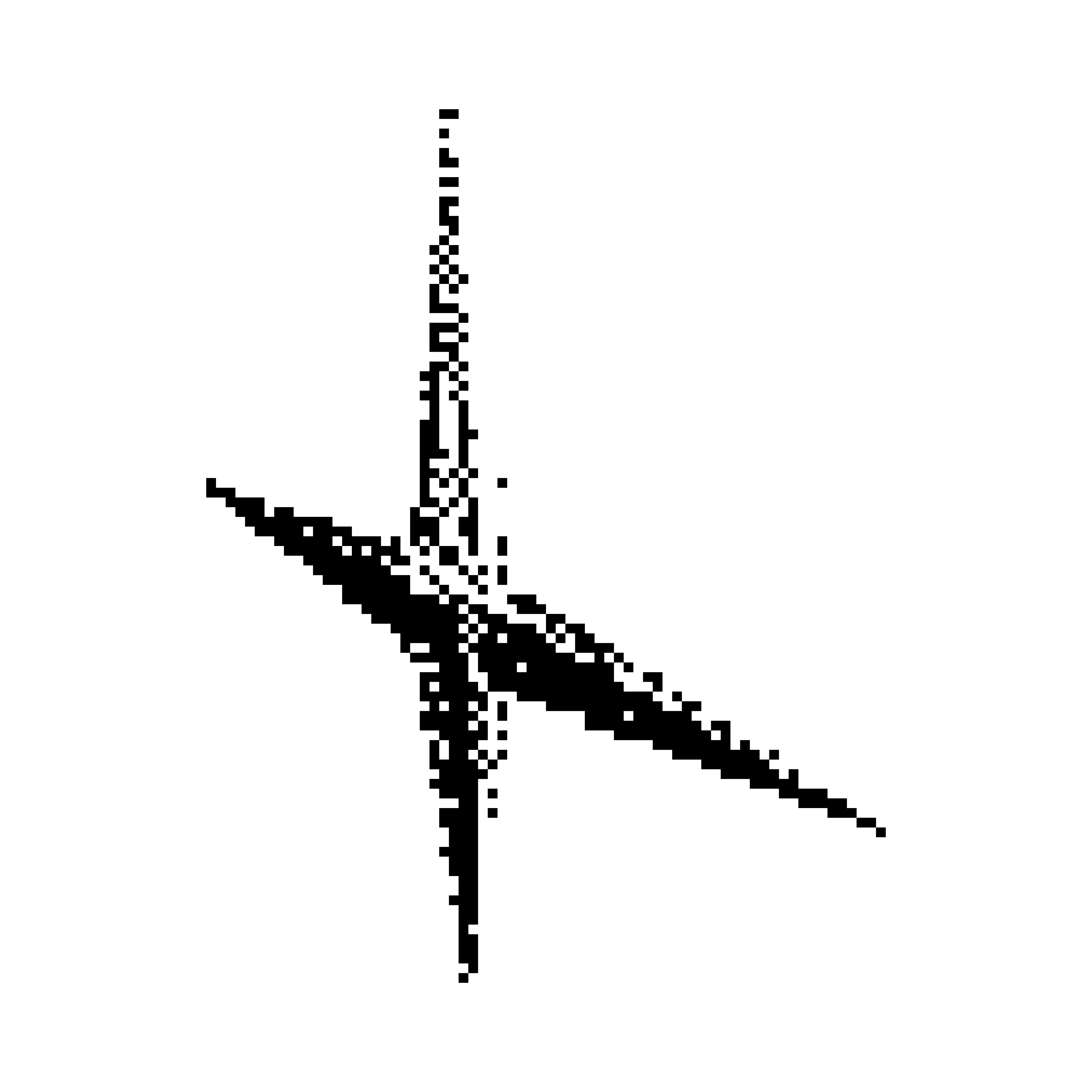 Simple black outline of an upward pointing star 