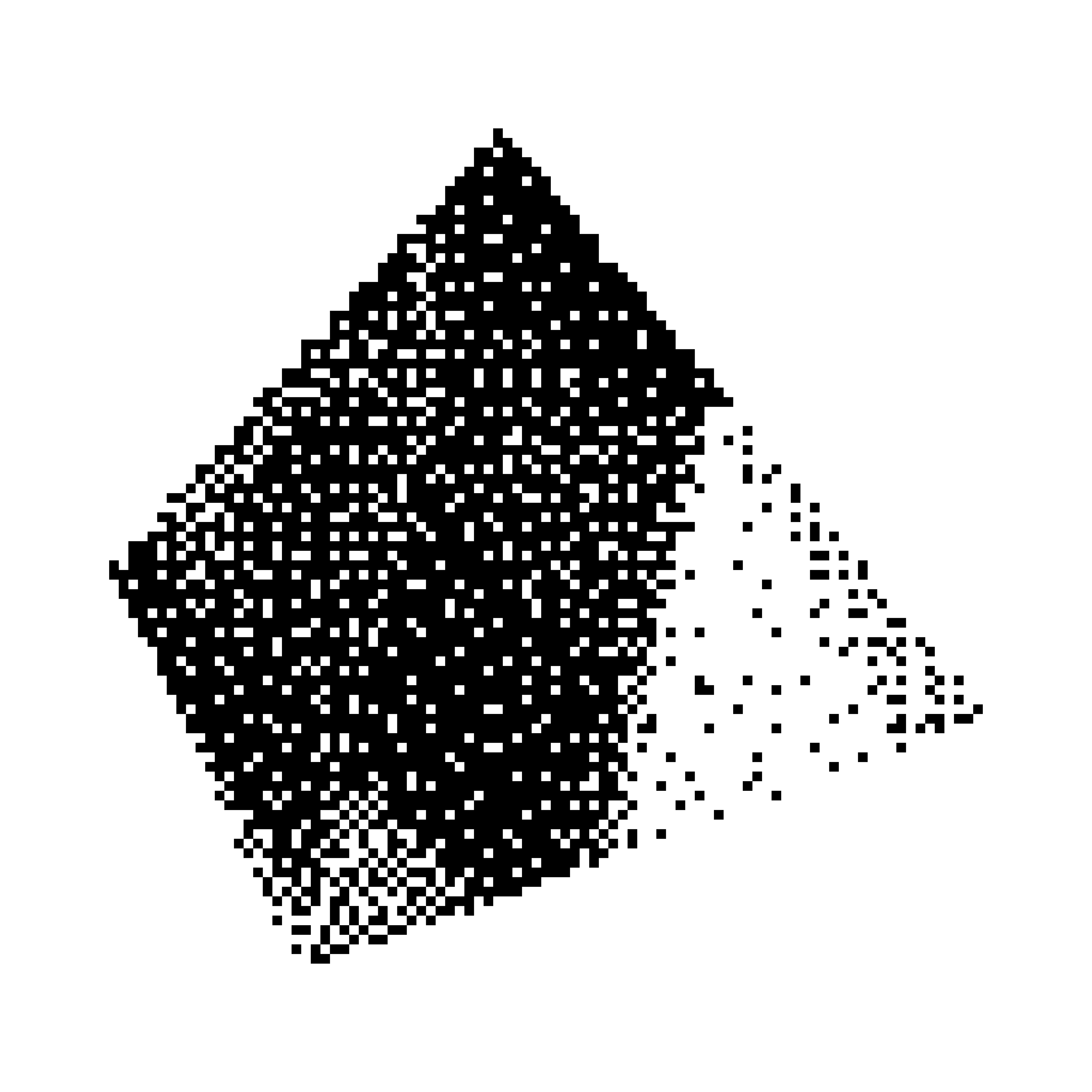 Black pyramid 3d icon