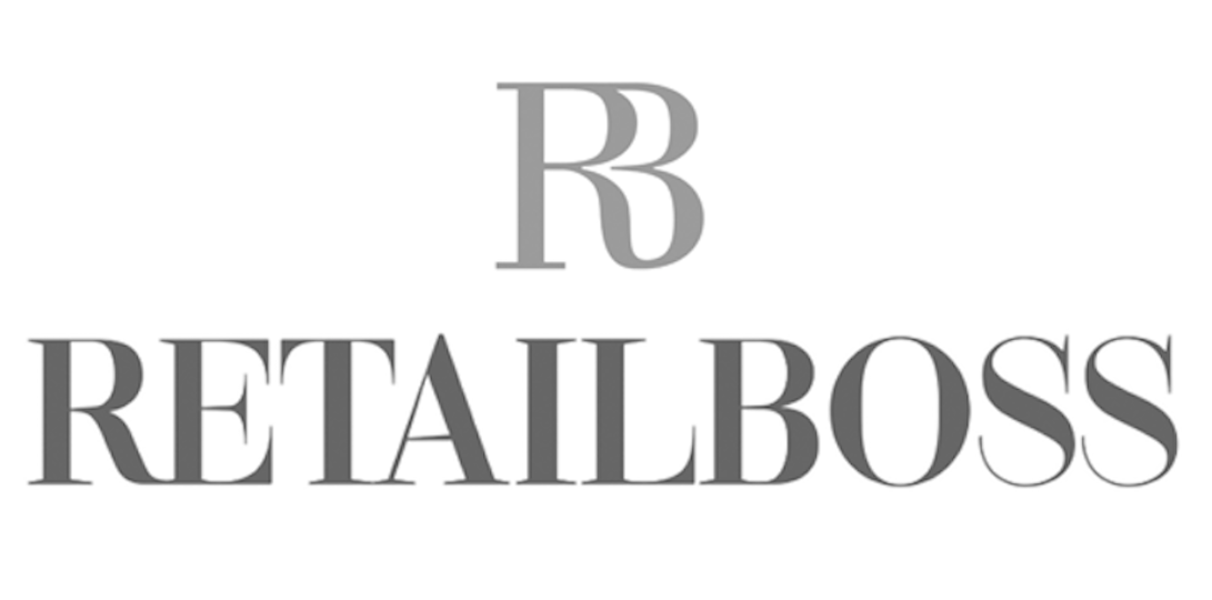 RetailBoss company name with stylized double R logo above it.