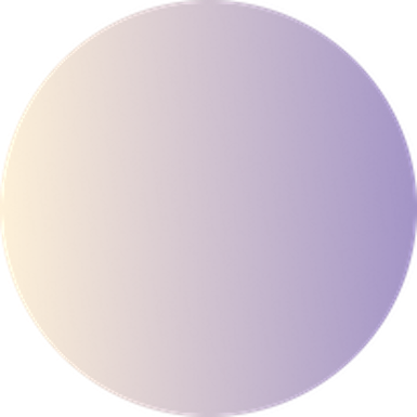 Circle with a smooth gradient transitioning from light beige to soft purple.