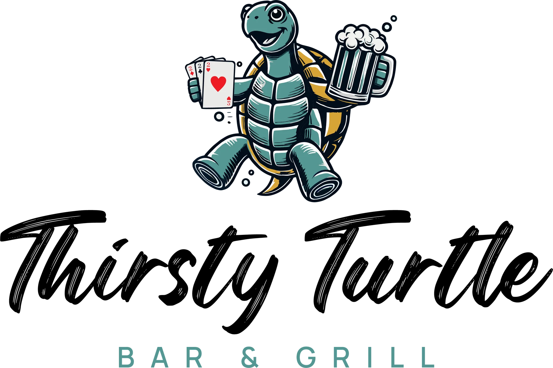 Thirsty Turtle Bar and Grill Logo