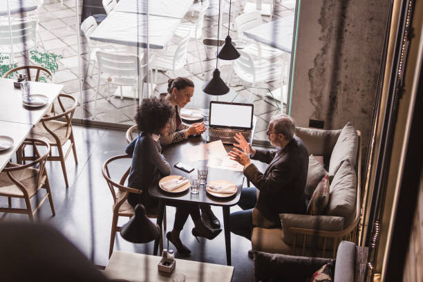 Restaurant development plans and site materials under review.