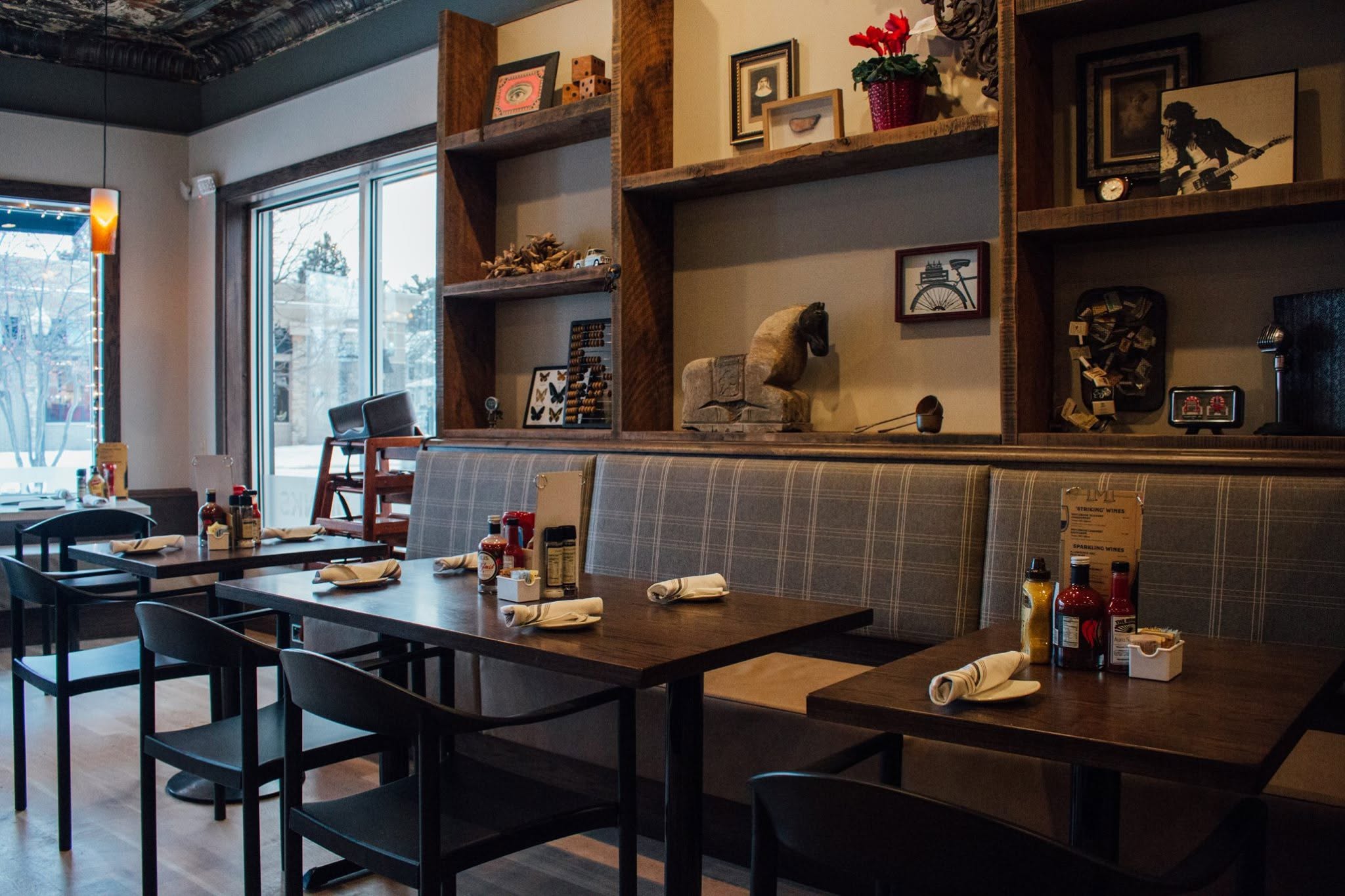 Distinctive restaurant interior developed from a clear concept strategy.