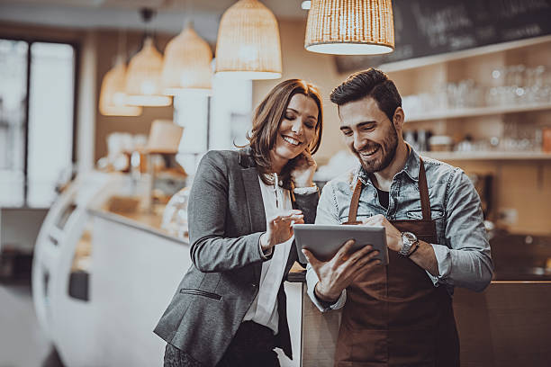 Restaurant operator and consultant reviewing food, labor and sales performance.