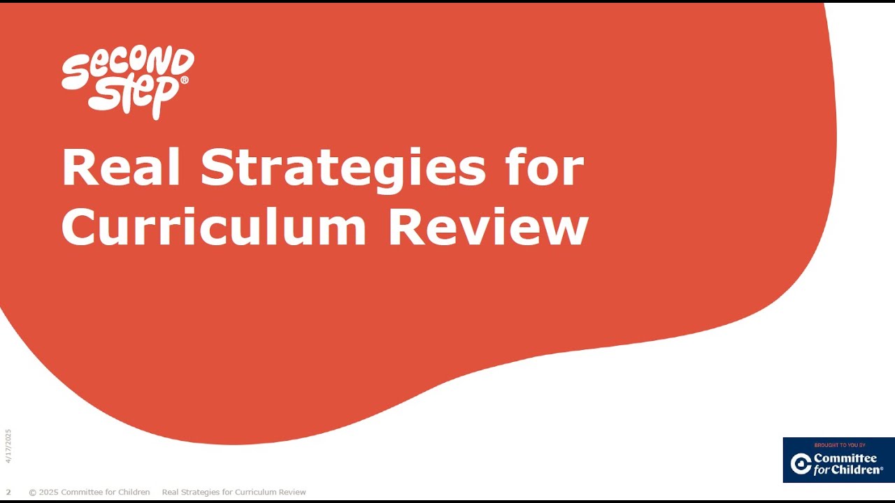 Real Strategies for Curriculum Review