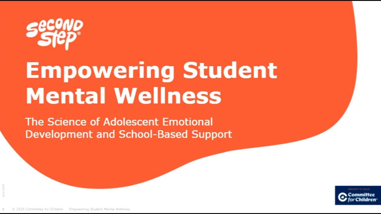 Empowering Student Mental Wellness: The Science of Adolescent Emotional Development