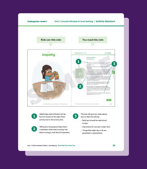 Second Step Program.pdf Sample Activity from Second Step® Out-of-School Time | Second Step ...