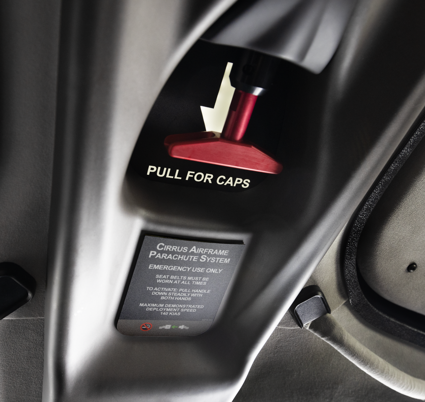 Cirrus Airframe Parachute System CAPS handle