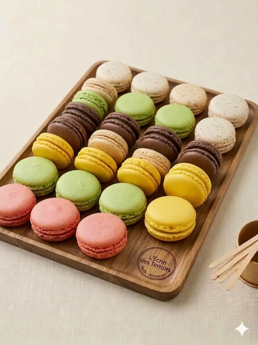 Macaron artisanal — goûter premium livré en entreprise Paris