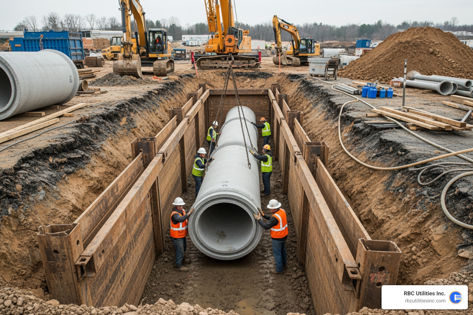 storm drain pipe installation storm drain pipe installation