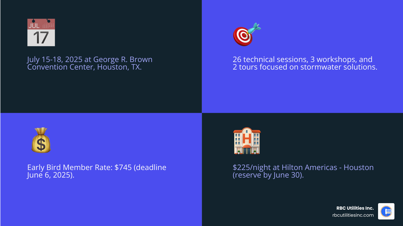 2025 WEF Stormwater Conference roadmap infographic with dates, sessions, fees, and key events - wef stormwater conference 2025 WEF Stormwater Conference roadmap infographic with dates, sessions, fees, and key events - wef stormwater conference