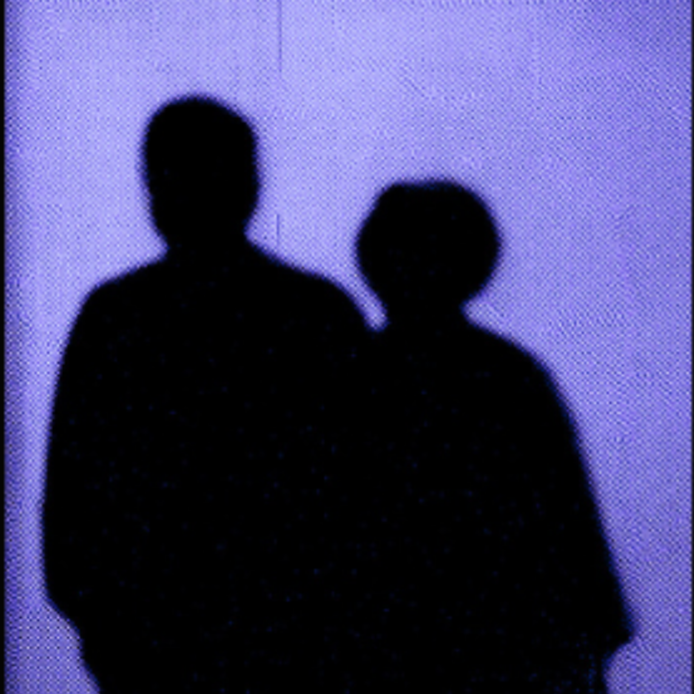 Silhouettes of two people
