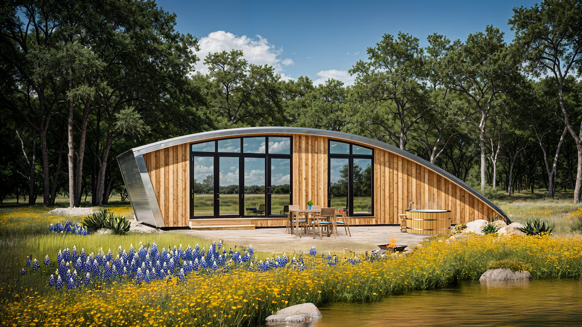 Artistree's custom designed Yoki treehouse in Austin, Texas.