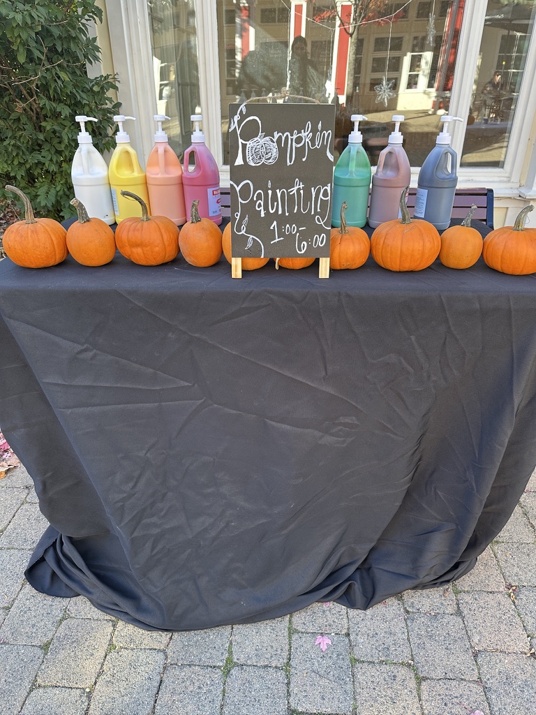 Themed craft station at a Baltimore festival