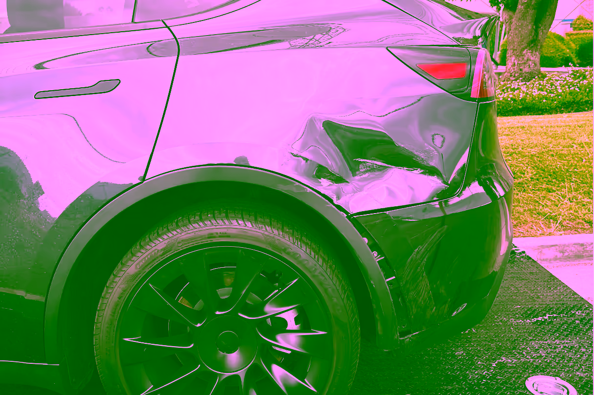 2024 Tesla Model Y - Before Panel Repair