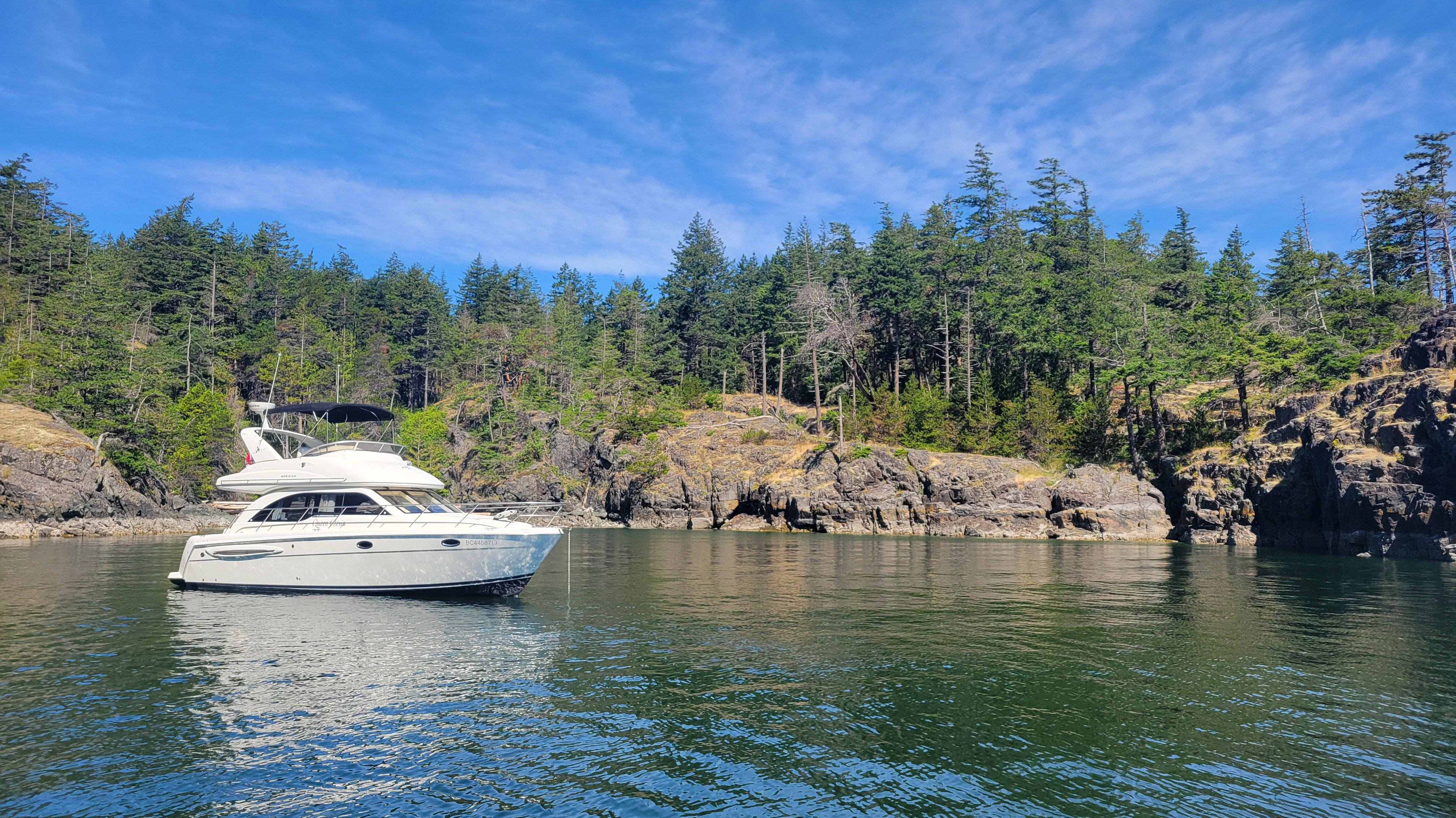 Small Yacht in the nature