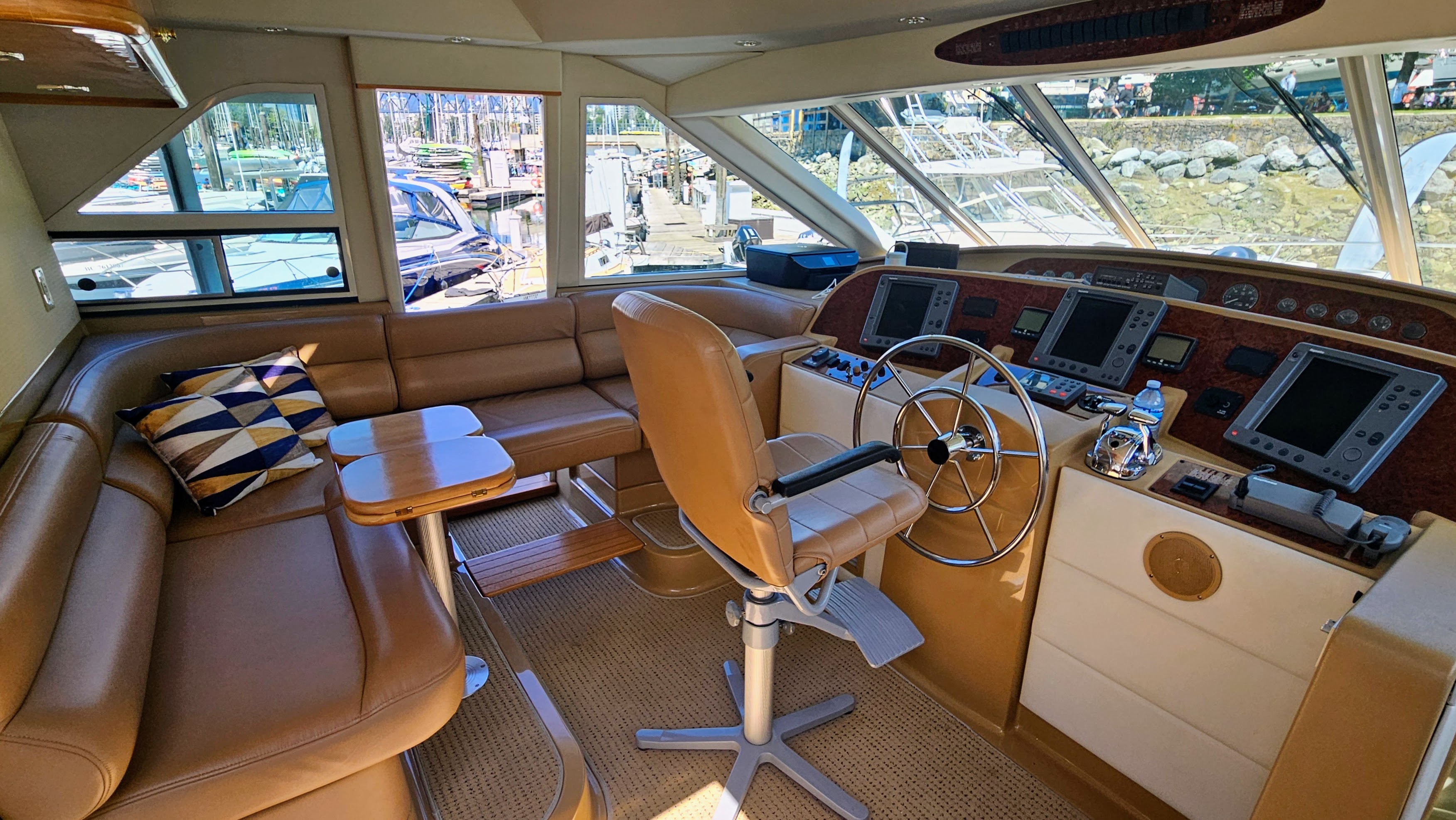 yacht wheelhouse
