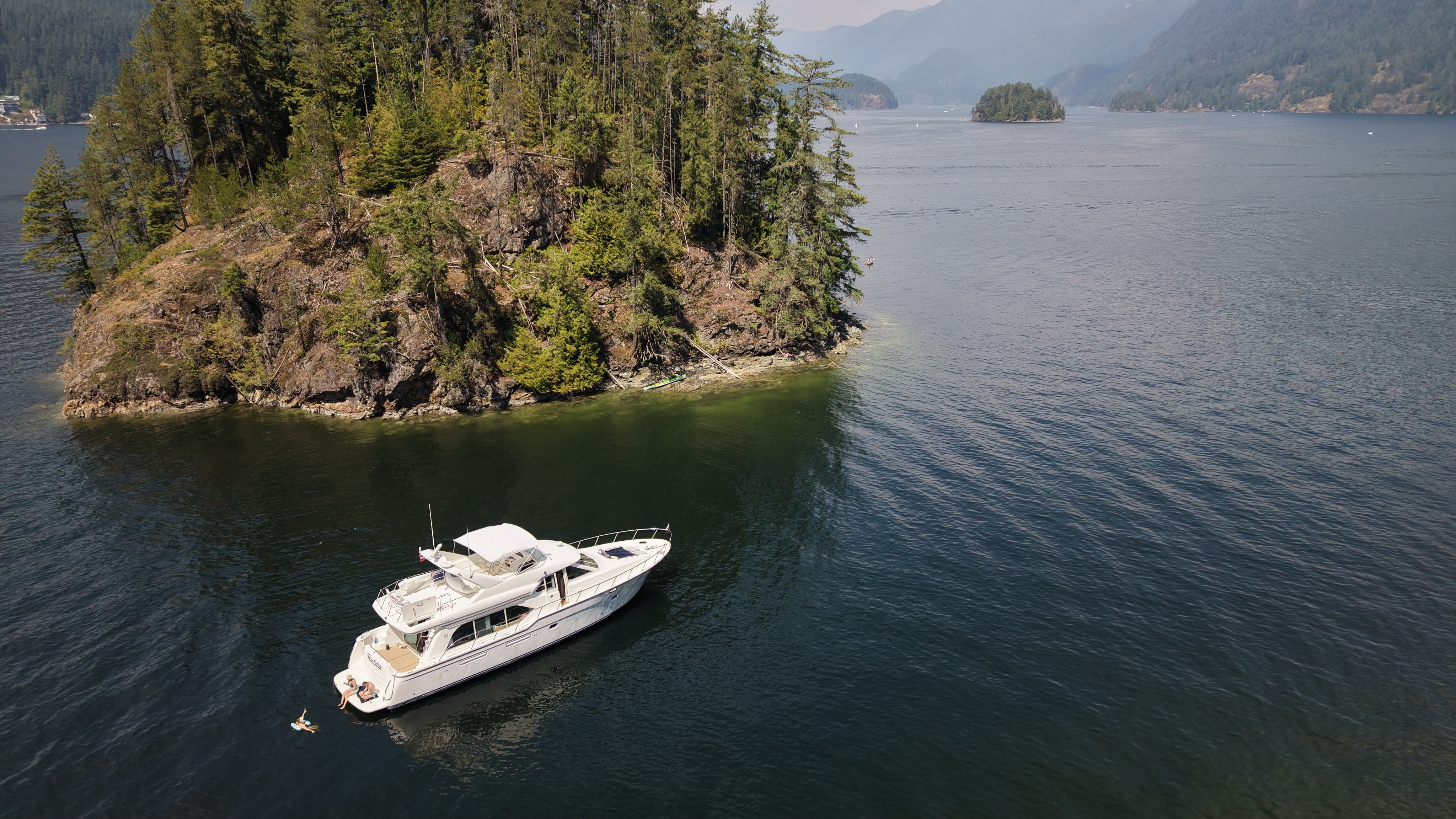 Yacht in British Columbia