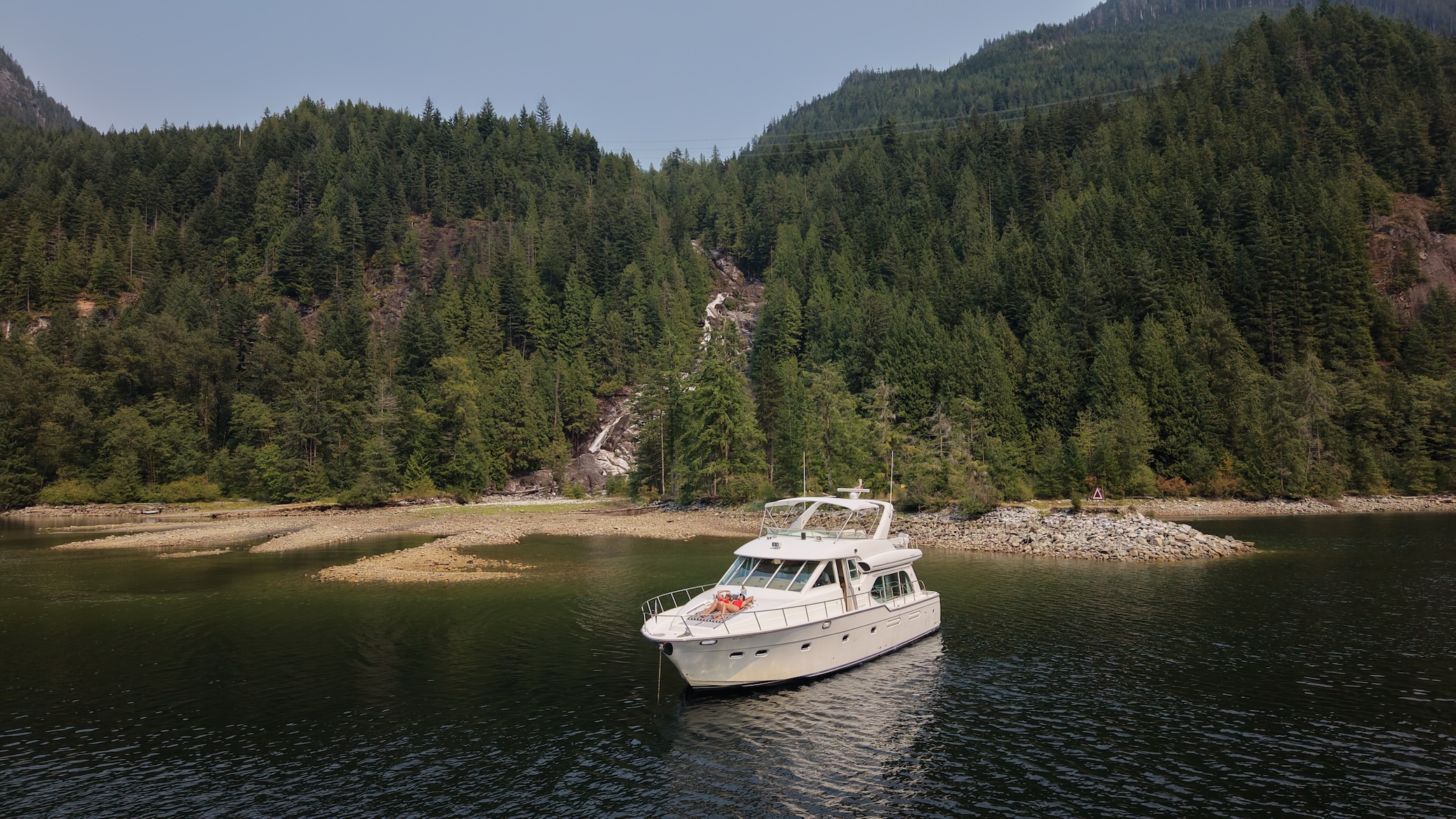 Yacht at Granite Falls