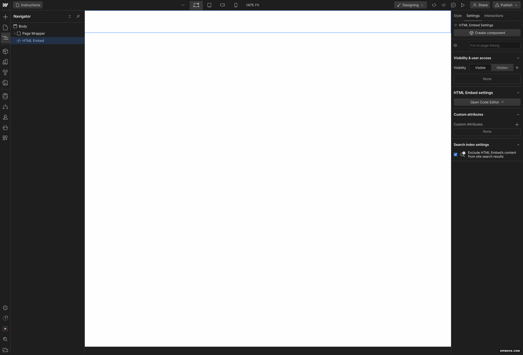 1. Open the Code Editor