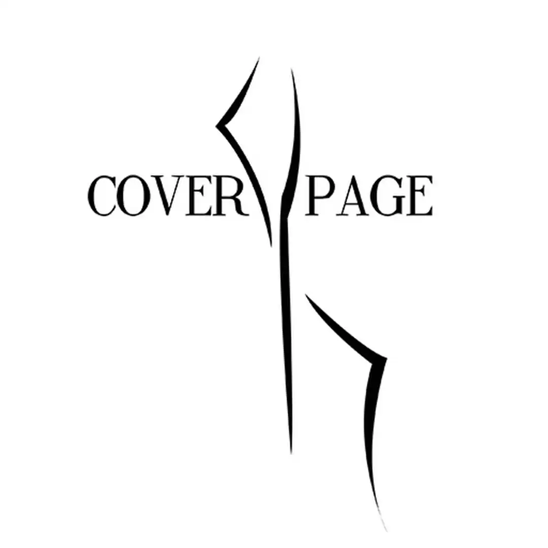 Cover Page wordmark with figure silhouette line art, black on white