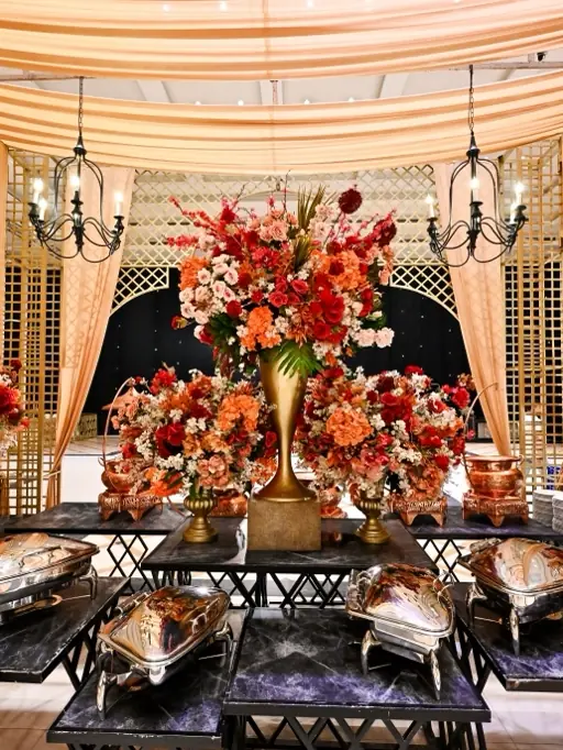 Catering service at an event in Dubai
