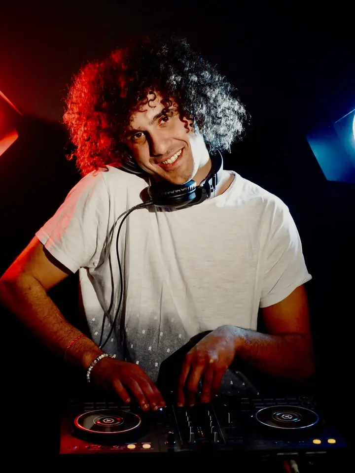 DJ playing at a private party in Dubai