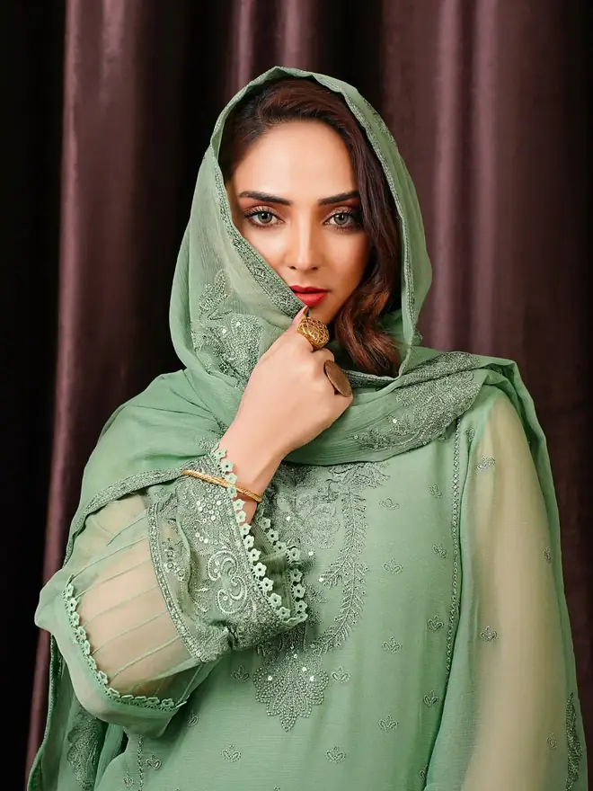 Ayesha, hostess, hijab from the Cover Page Agency team