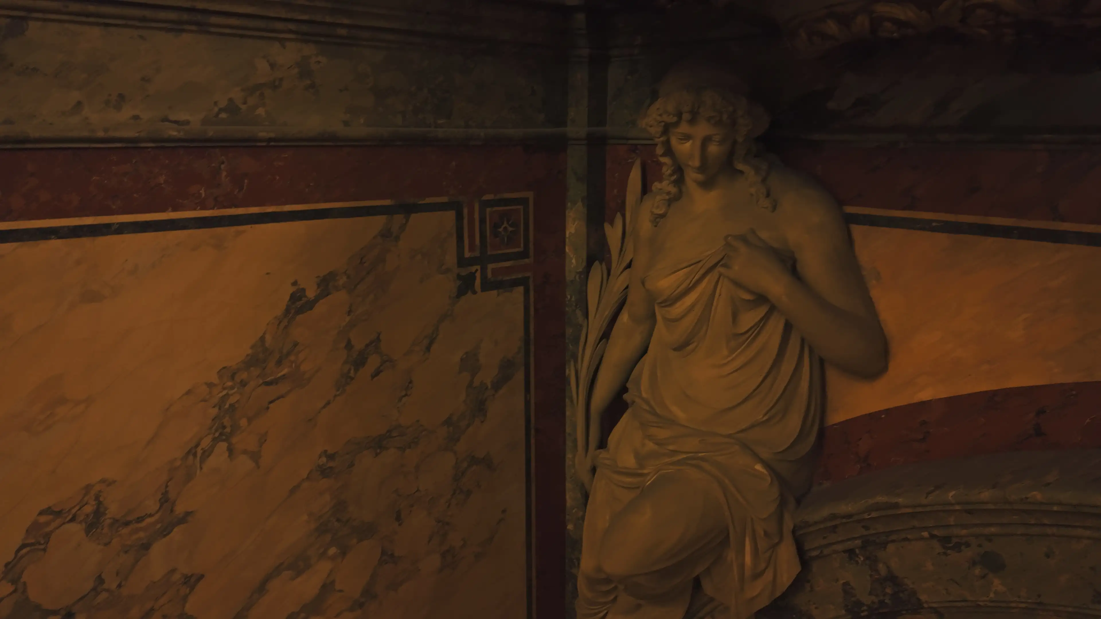 beautiful marble statue luxury hotel photography vienna