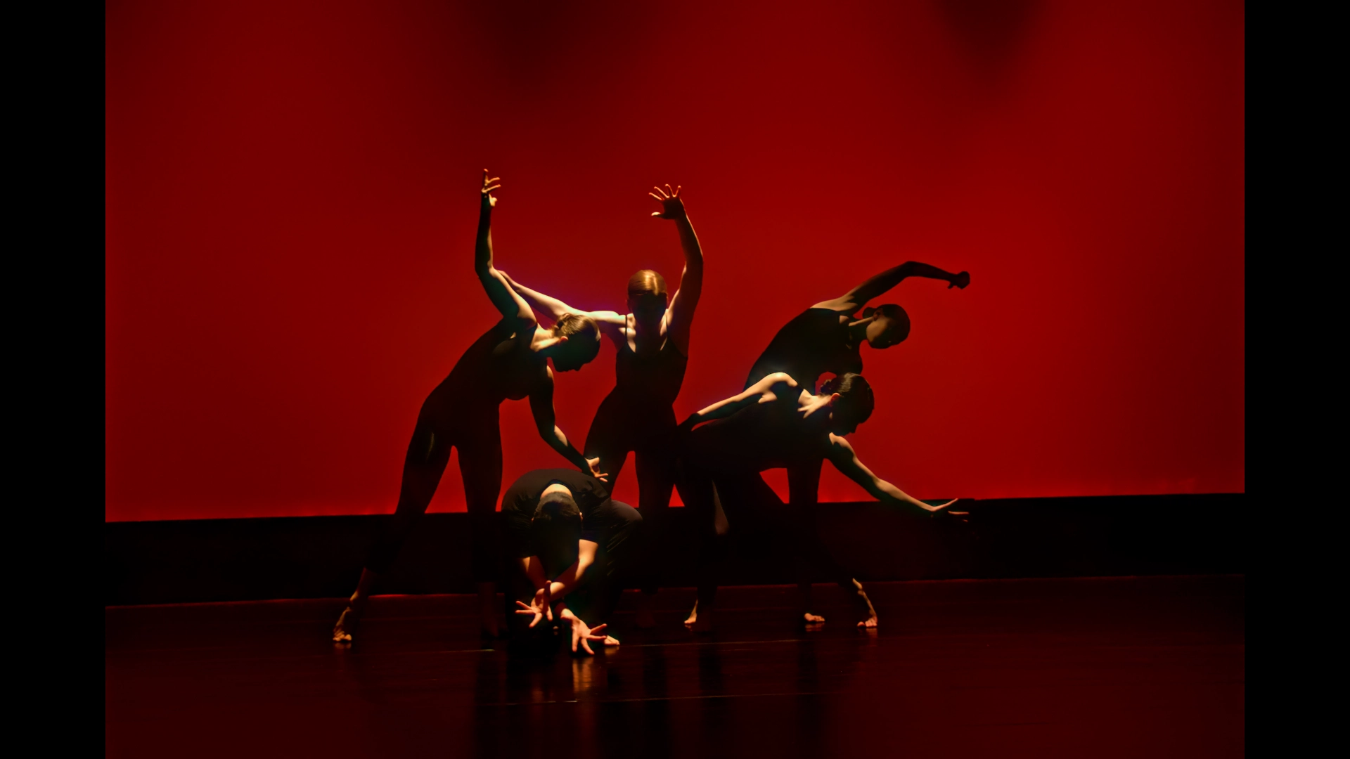 Performance dance show con coreografia sincronizzata per evento di lusso