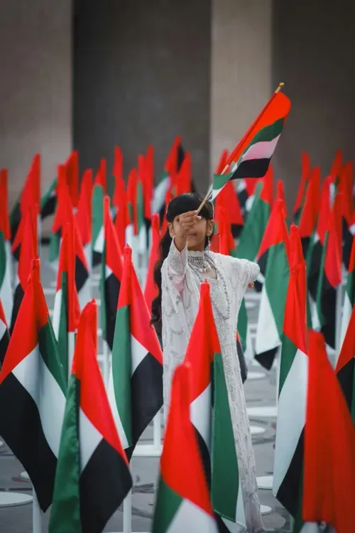UAE national day traditional entertainment flag cover page agency dubai