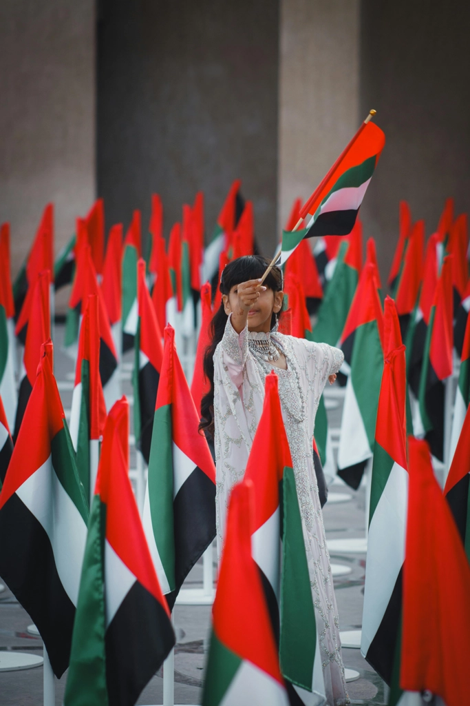 UAE national day traditional entertainment flag cover page agency dubai