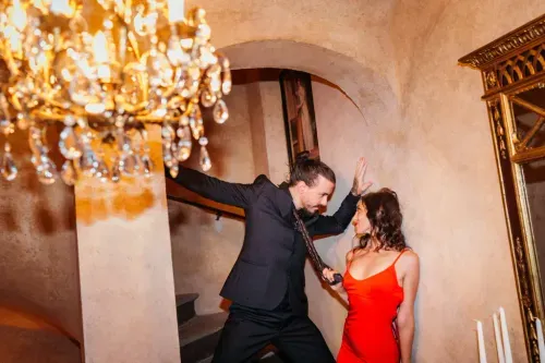 Couple shoot engagement event day Milano and Como