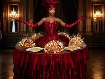 Event staff serving guests at a dinner table in Dubai, temporary image for the Ramadan 2027 iftar staffing guide