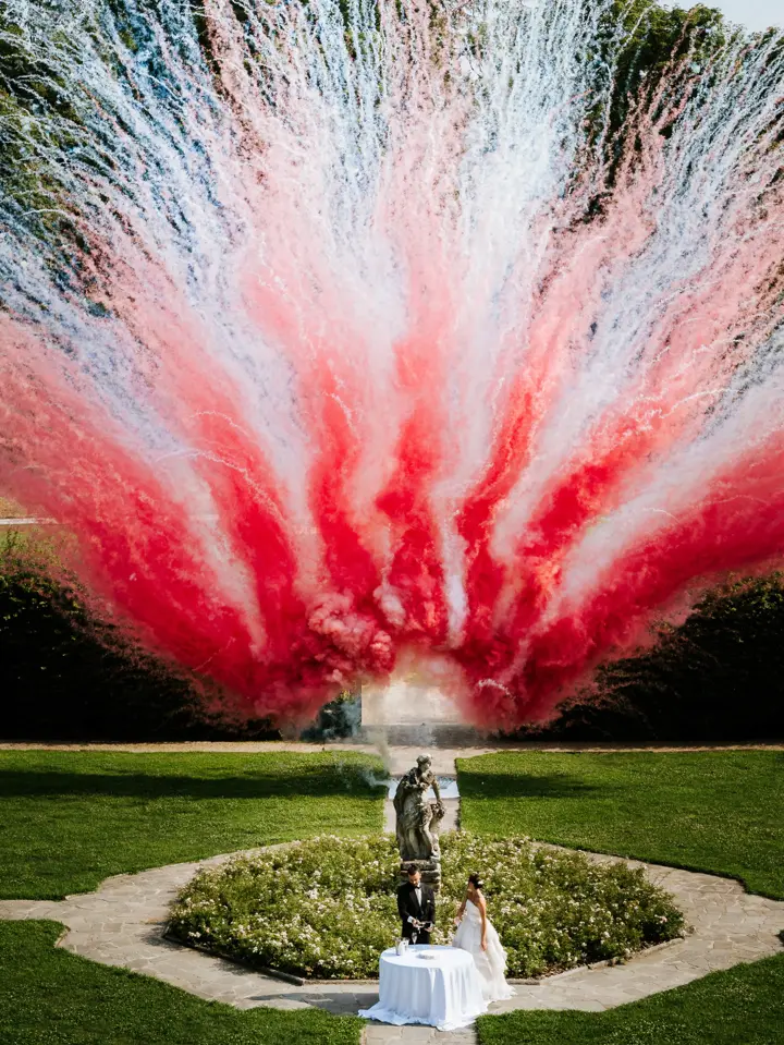Cover Page Agency on Instagram: Smoke bomb for weddings and events.