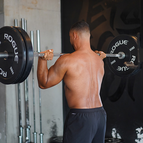 Strength training at Convoy Gym