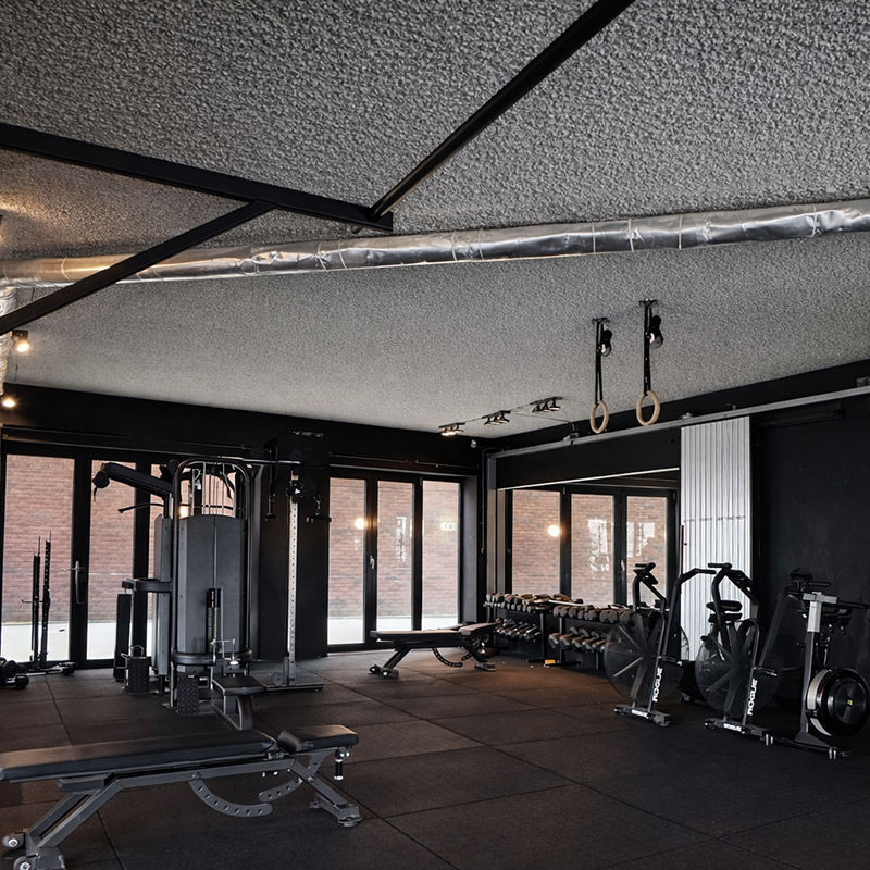 Convoy Gym interior and mirror training area
