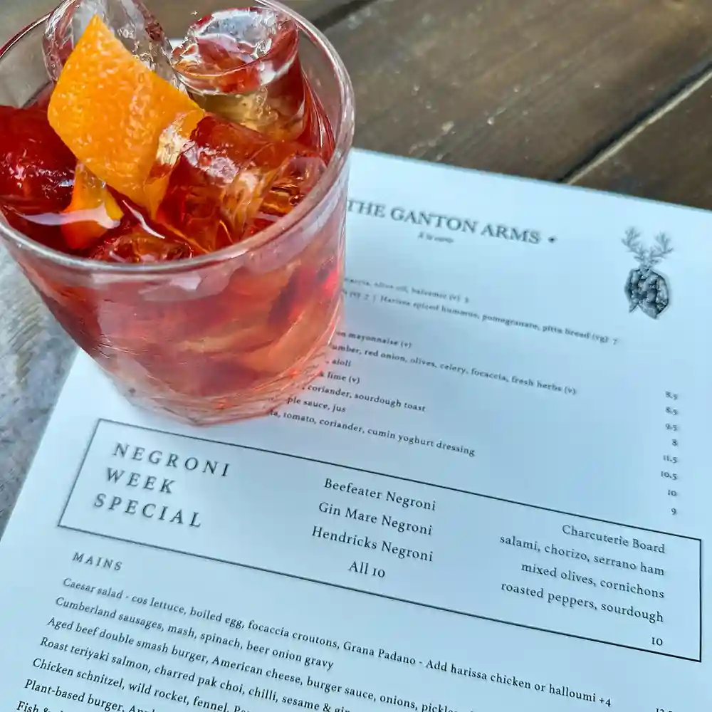 Bittersweet perfection, served for just £10. Celebrate Negroni Week in style. 
Come get yours Monday - Friday all day! 
.
.
.
.
.
#pub #negroni #negroniweek #celebrate