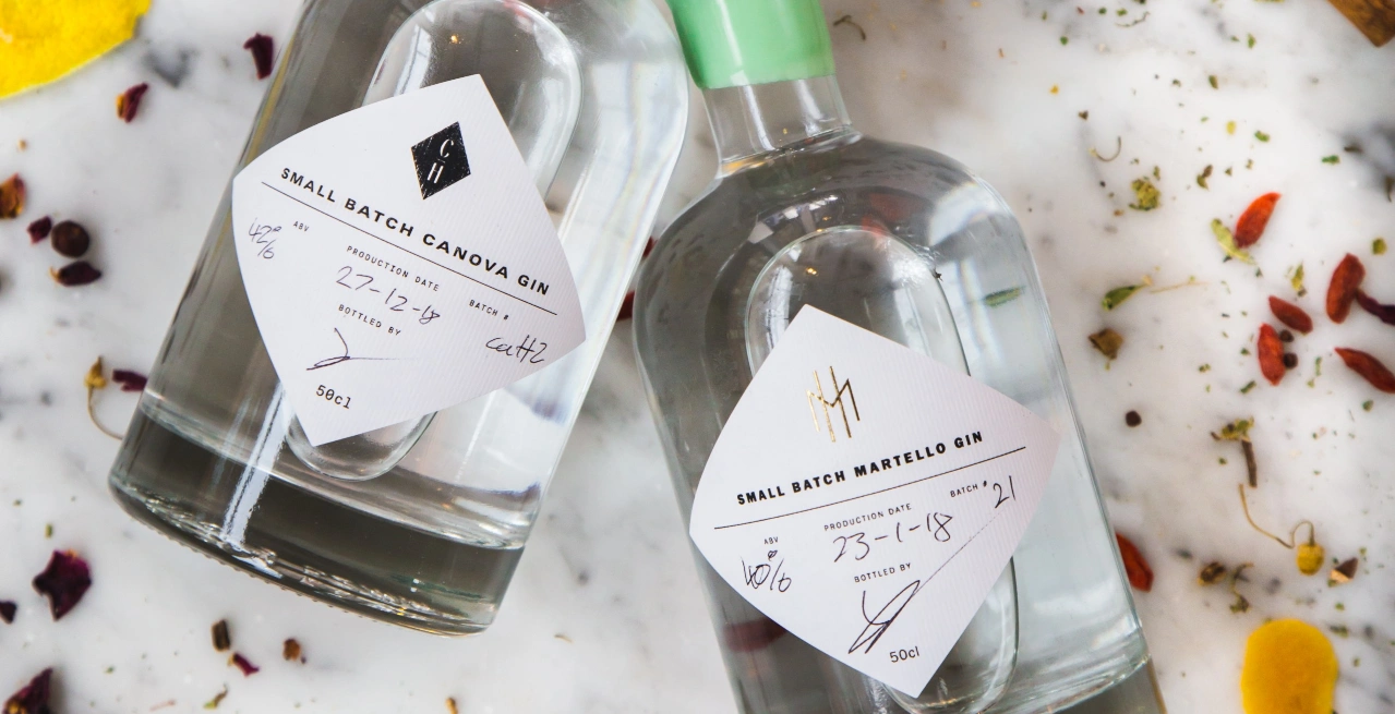 Enjoy our gins, carefully crafted by our very own. 