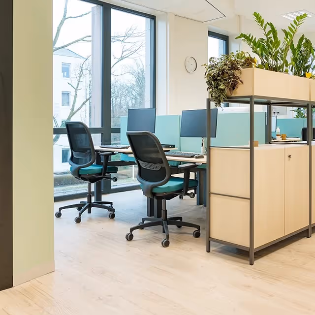 Beta Befine bureaustoel voor halve werkdagen met synchroonbeweging"
