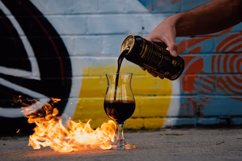 Carwyn Cellars craft beer product photography for headless Shopify Plus store