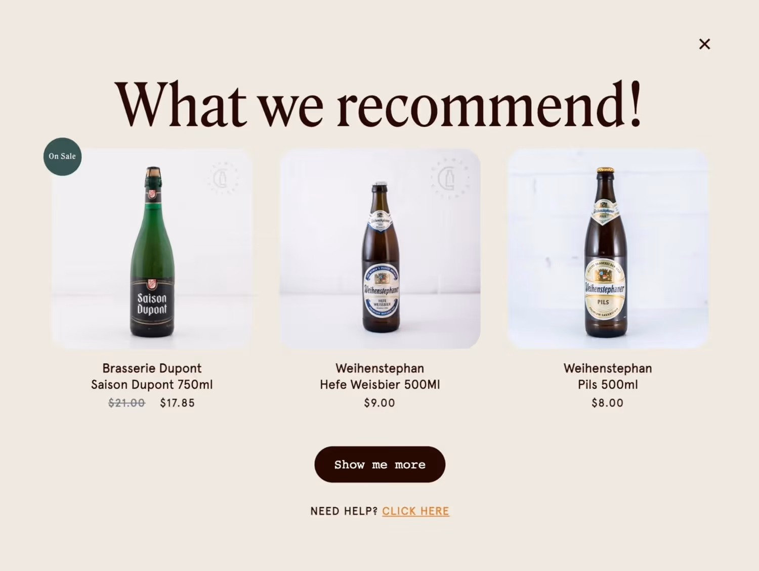 Carwyn Cellars bundle builder for mixed case orders on Shopify Plus