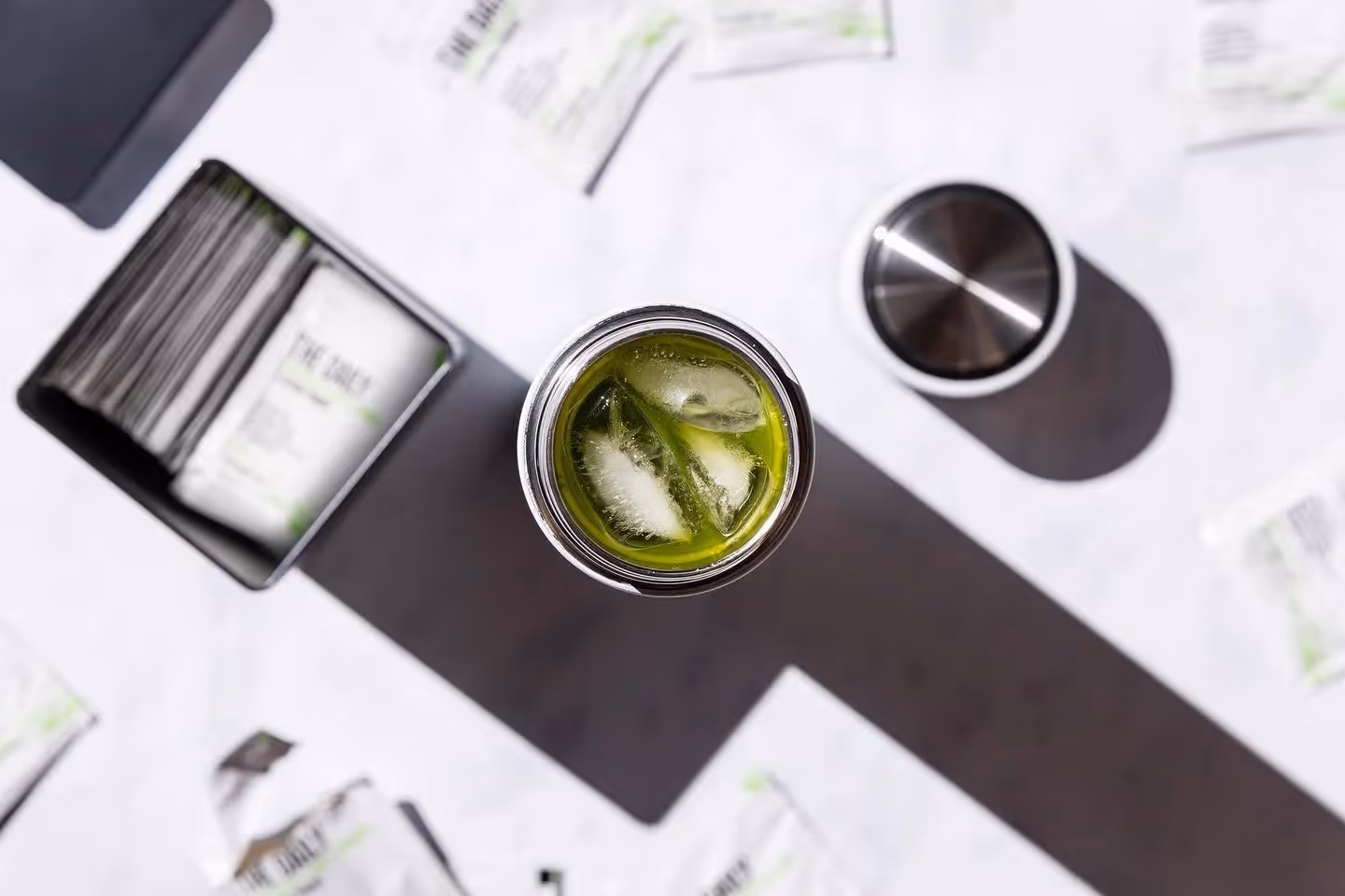 Vitadrop vitamin-infused water brand photography for Shopify ecommerce