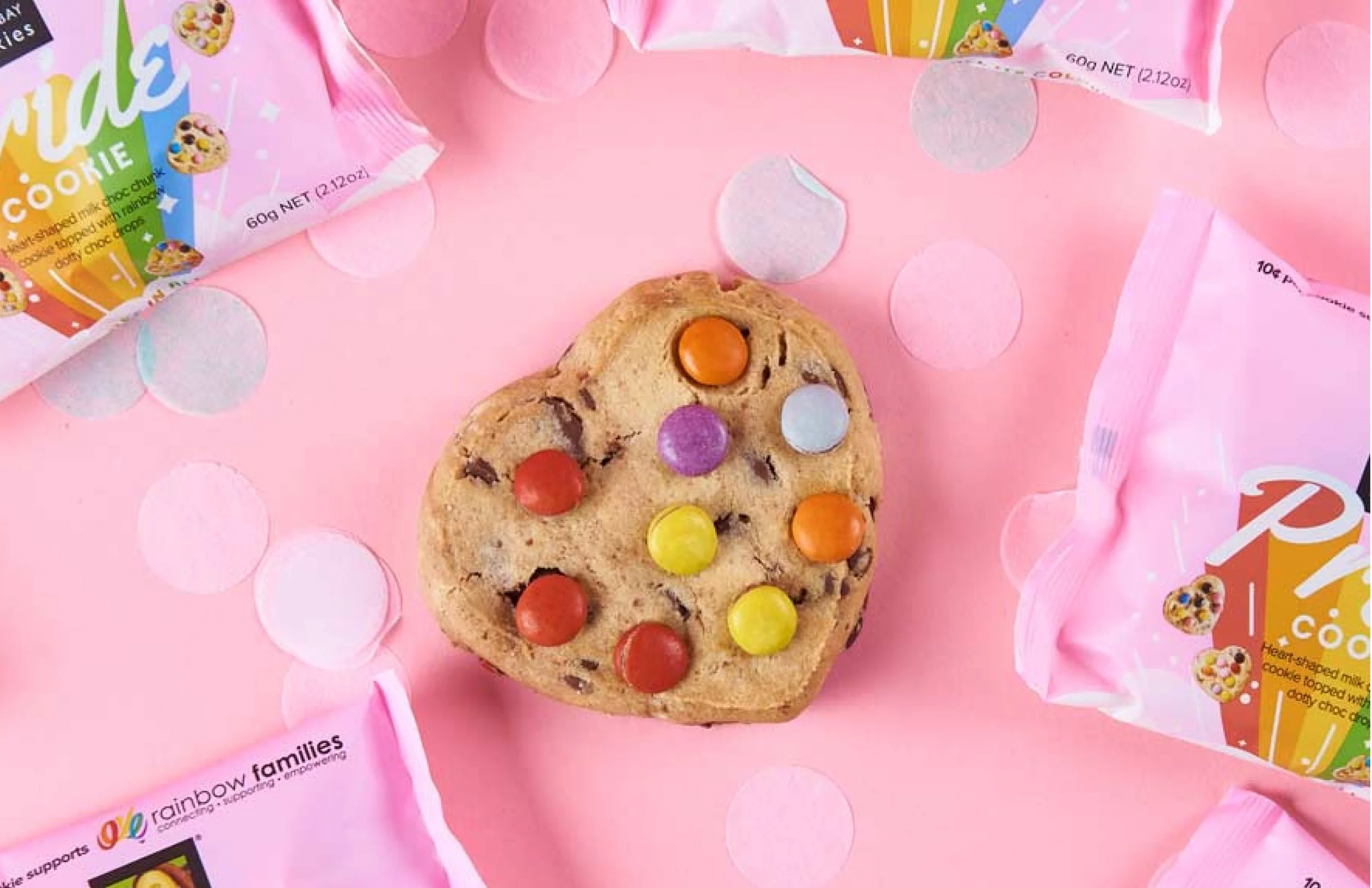 Byron Bay Cookie branded packaging photography for Shopify Plus store