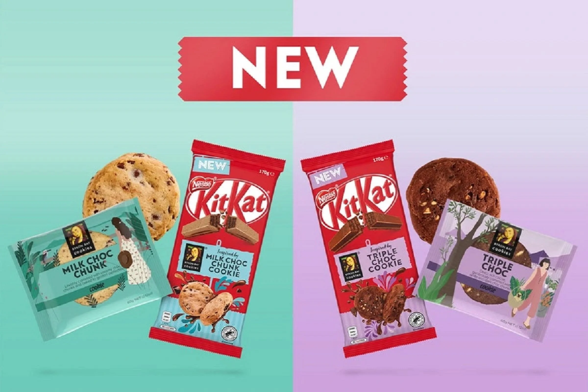 Byron Bay Cookie product range display for headless Shopify Plus ecommerce