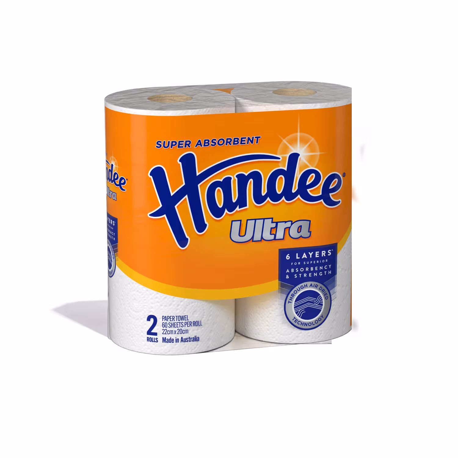Handee refreshed brand packaging displayed on Shopify brand microsite