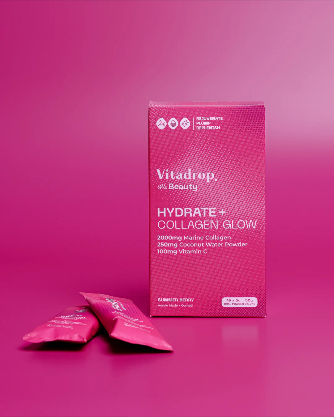 Vitadrop vitamin-infused water bottles - Shopify ecommerce by Flux Agency