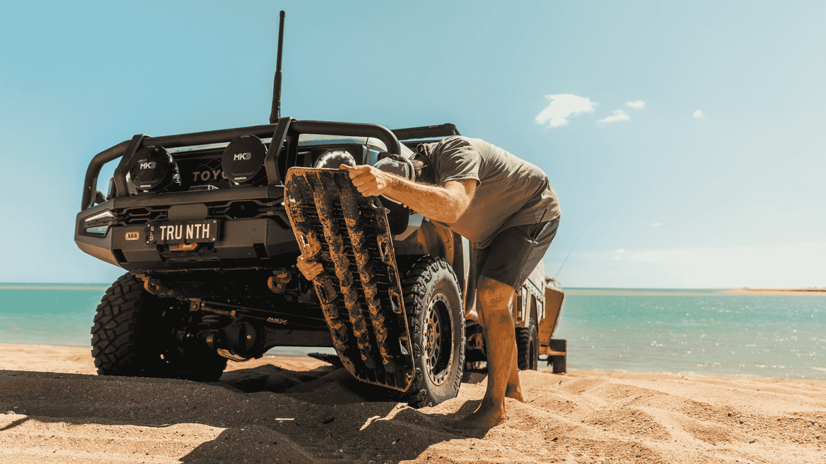 Four wheel drive fitted with Narva driving lights