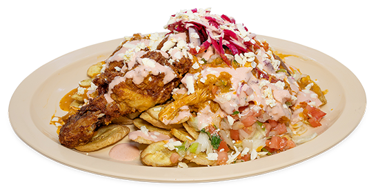 honduran chicken with plantains food